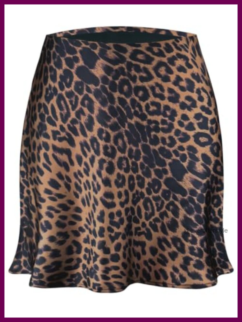 Satin Mini Skirt High Waist A-Line Flared Hemline Above Knee Silky Party Skirt